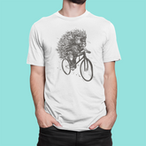 Porcupine In A Bicycle Unisex T-Shirt
